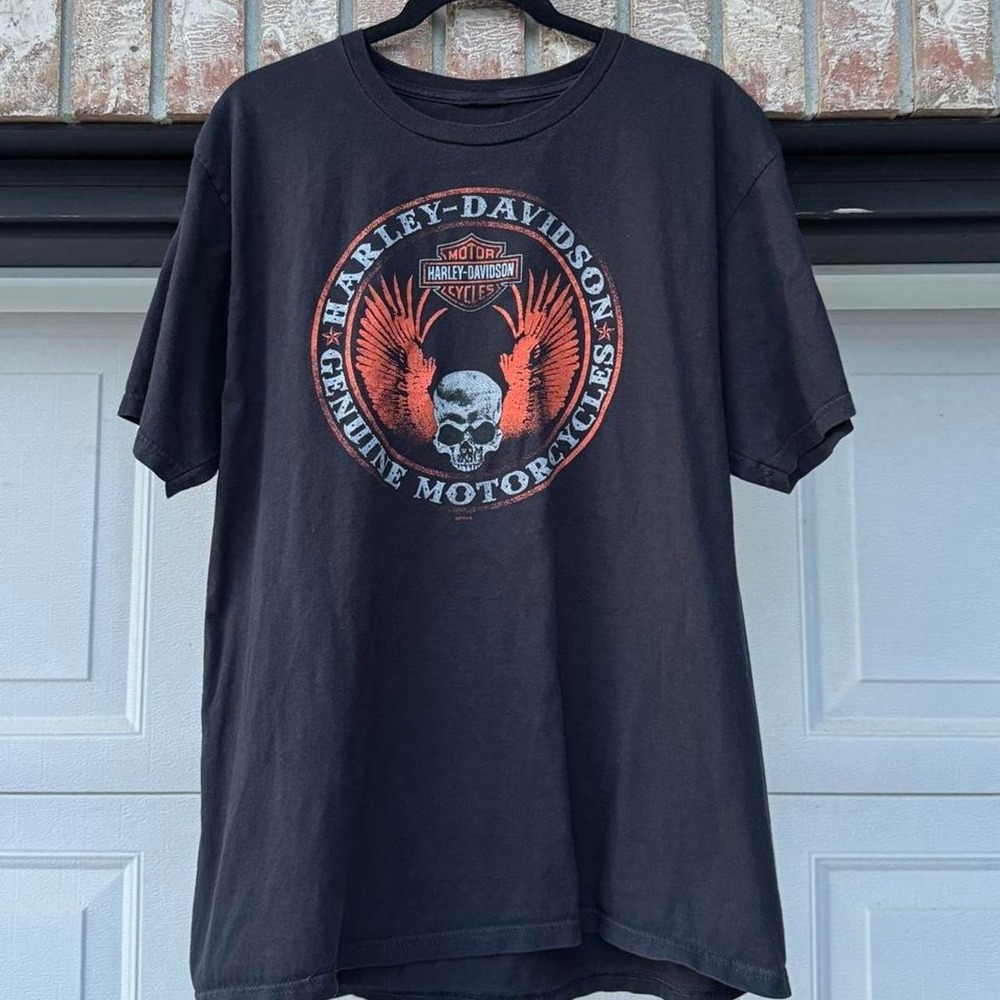 BLACK HARLEY DAVIDSON "LAS VEGAS, NEVADA" GRAPHIC TEE